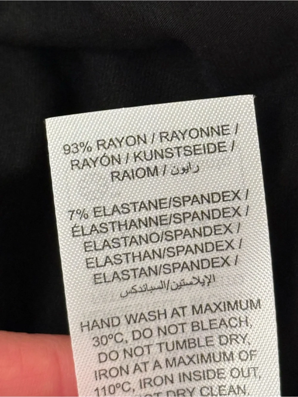 Edikted Kayce Button Mini Skirt Black - Picture 7 of 7